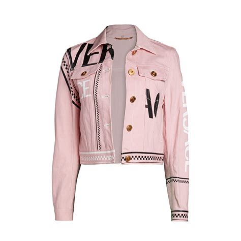 versace jacke damen pink|farfetch Versace blazer.